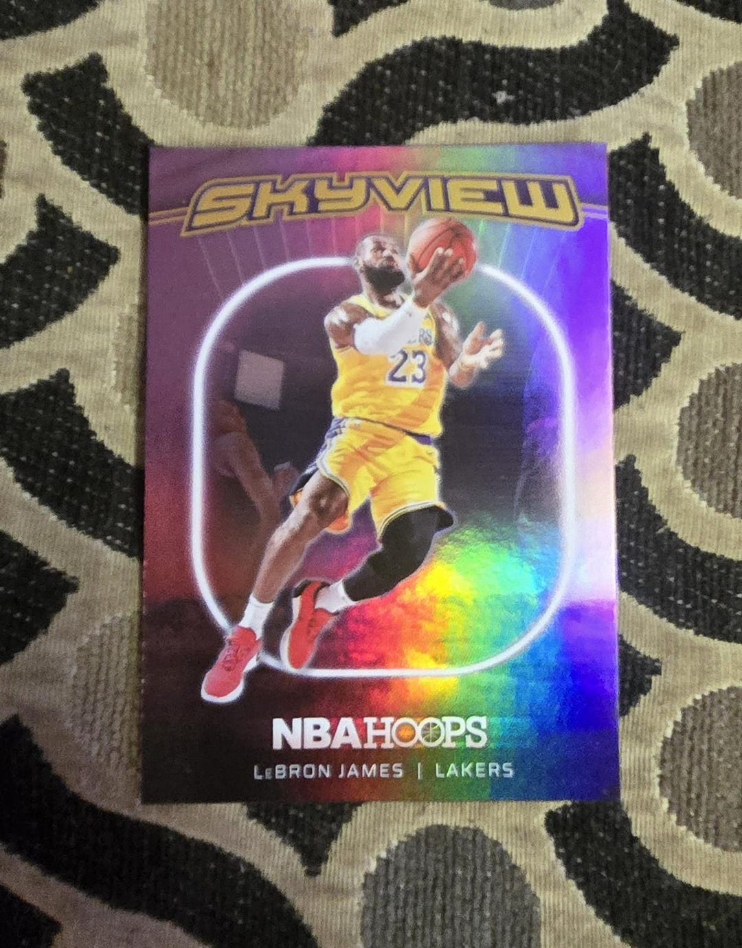 Labron Card Labron James Skyview Holo Card - Etsy