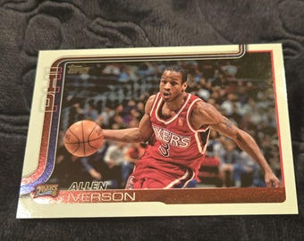 allen iverson topps card