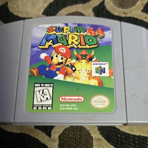 Authentic  super mario 64  for nintendo 64