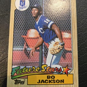 Bo jackson  1987 future stars card