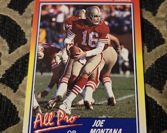 Joe Montana all pro card