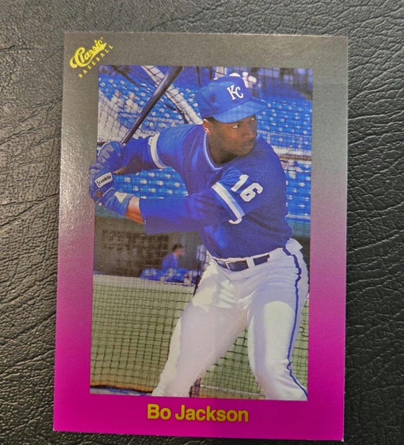 Bo Jackson Rare 1989 Classic Card - Etsy