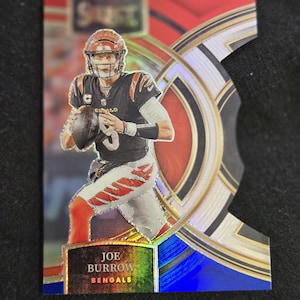 Joe burrow red whit blue die cut