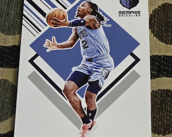 Ja Morant Nba Hoops Insert Card - Etsy