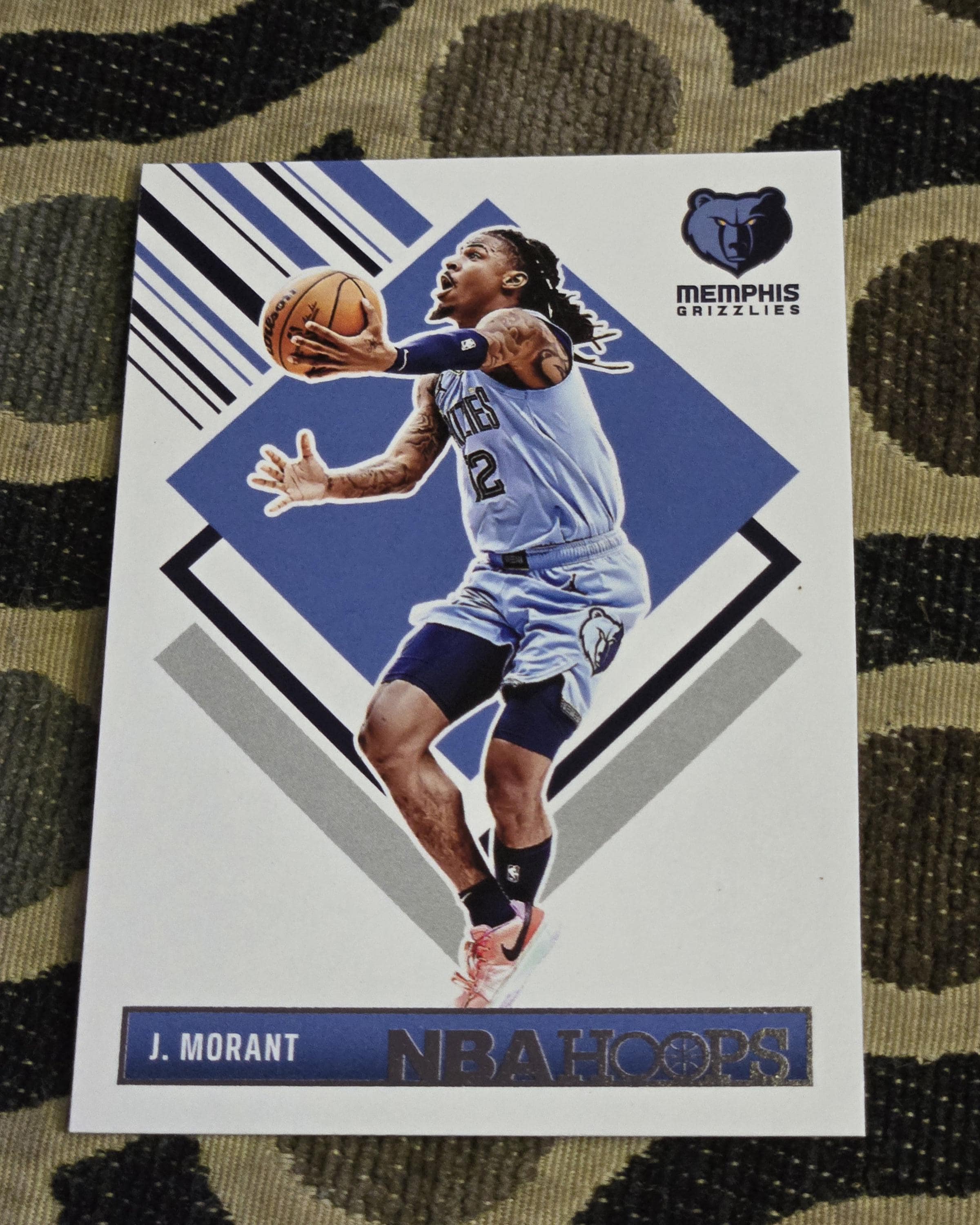 Ja Morant Nba Hoops Insert Card - Etsy