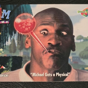 micheal jordan space jam card