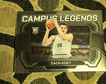 Zach edey campus legends rookie card