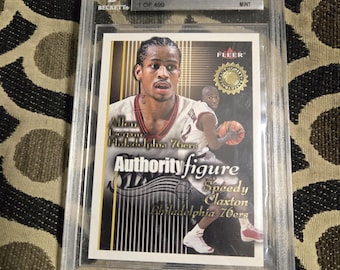 graded  allen iverson card