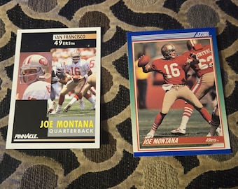 Joe Montana 2 card lot