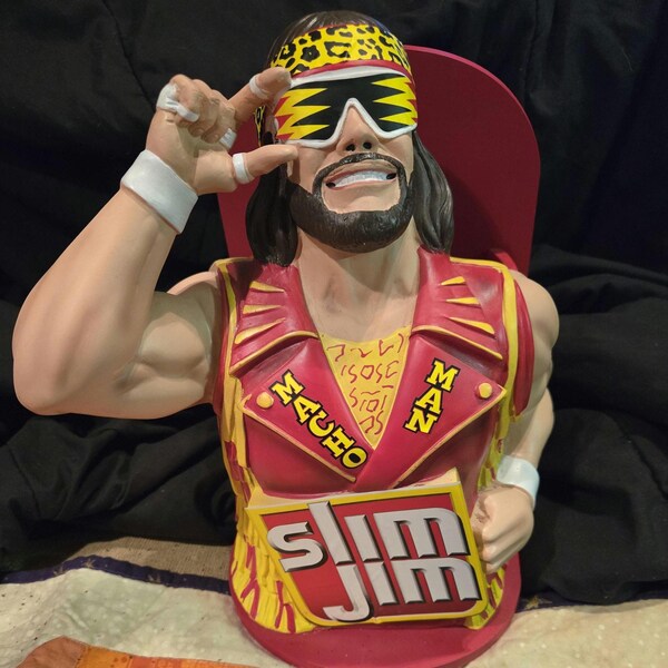 Machoman slimjim collectors series counter display