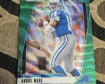 Andre ware green wave  prizm card