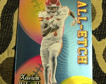 Xavier worthy  all etch topps chrome rookie card