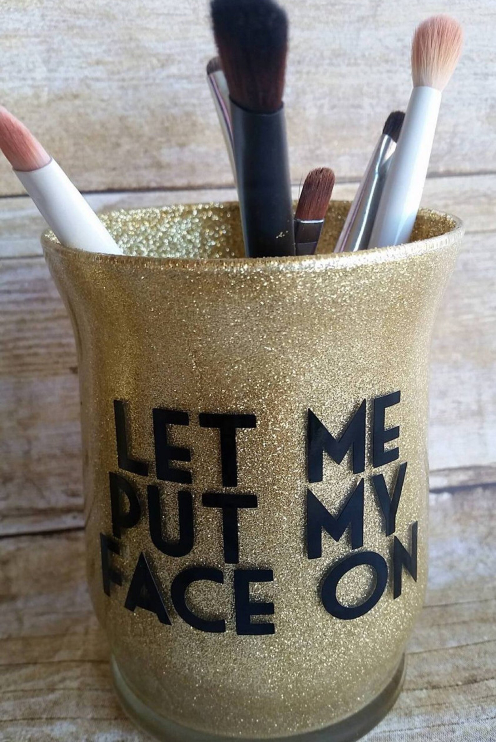 Makeup Brush Holdersmakeup Jar Makeup Organizationmakeup Etsy