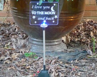 Grave Solar Light Etsy