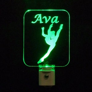 Girls Ballerina Dancer LED Personalized Night Light - Lamp