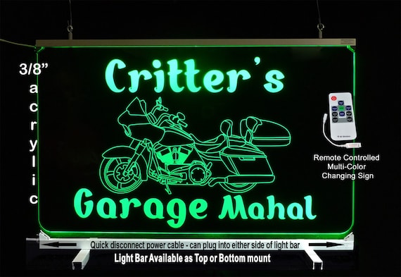 Logo Multicolor Changing Personalized Man Cave Bar Custom LED Sign sports