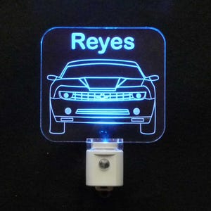 Personalized Car Acrylic Night Light - Lamp