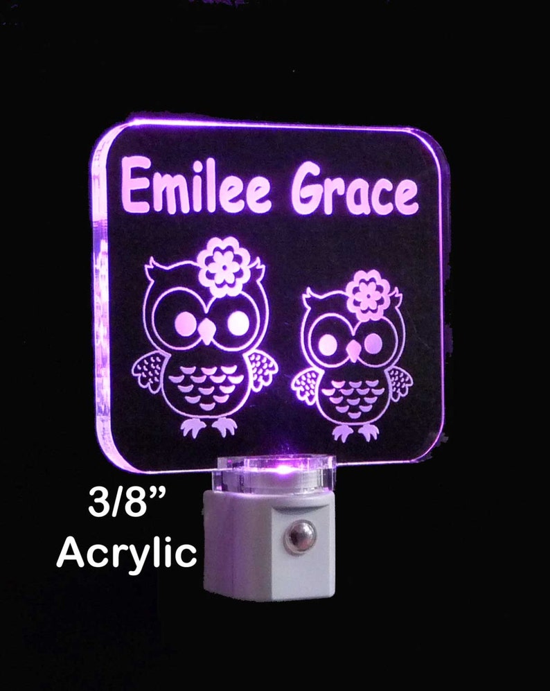 personalized baby night light
