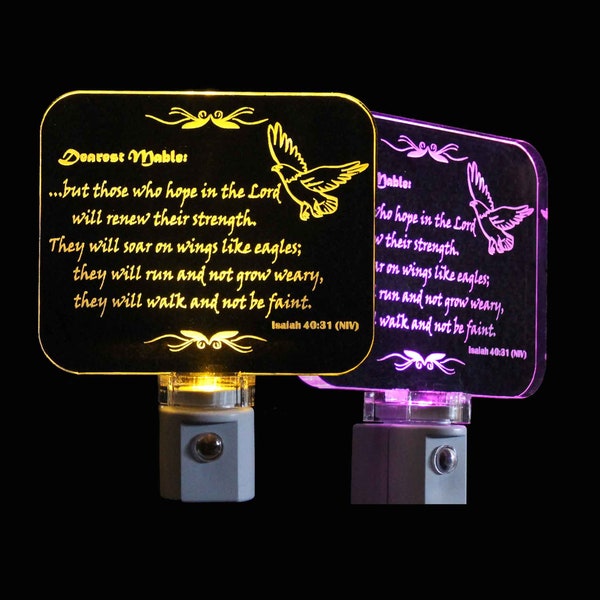 Christian Night Lights for Her Etsy