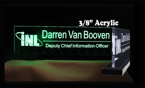 Name Plates Desk Signs Personalized Usb 110v 240v Etsy