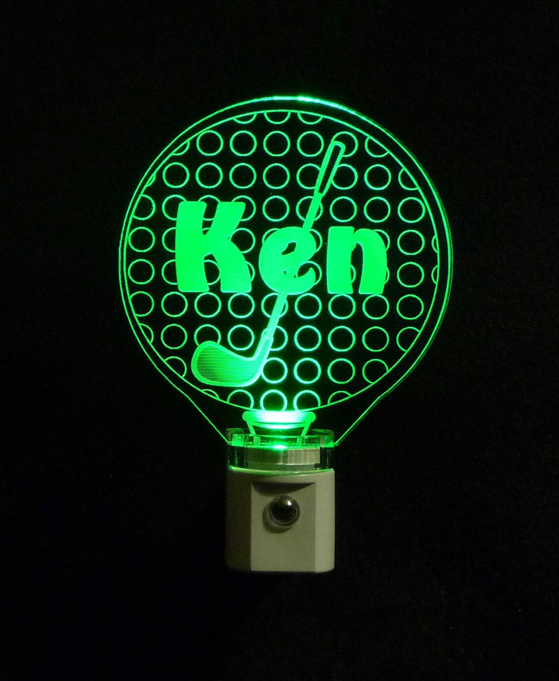 Personalized Golf Ball Night Light Gift for Dad Kids Gift Etsy