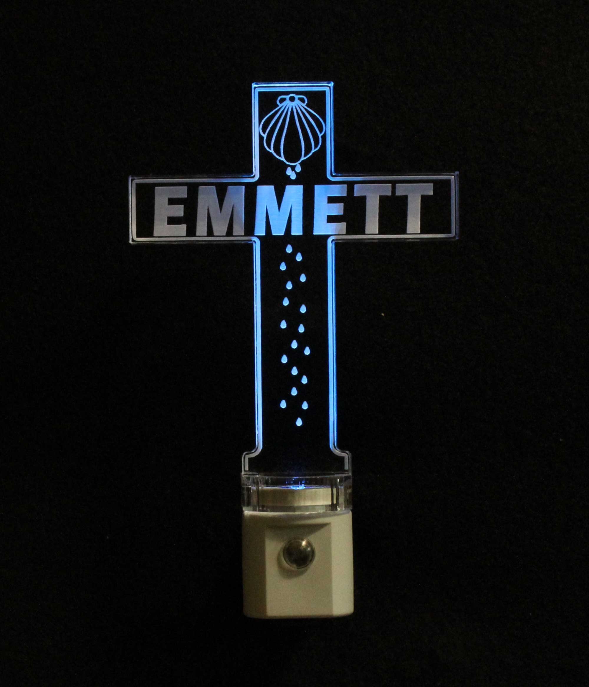 Personalized Christian Cross LED Christian Night Light Etsy