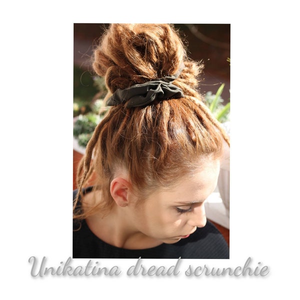 Grote dread scrunchy, Dread Tie, Dreadlock Accessoires, Easy Dread Bun Hair Tie, Dreadlock Tail make, Dikke Dreads Scrunchy voor dreads