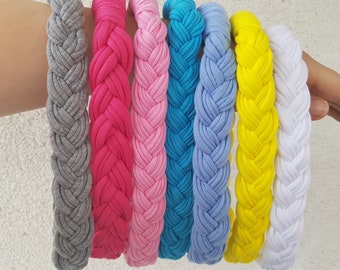 Braided Headbands Bohemian Headbands Woman Men Yoga Headbands Hippie Boho Beach Headbands Summer Headbands Hair Accessory Choice of colors