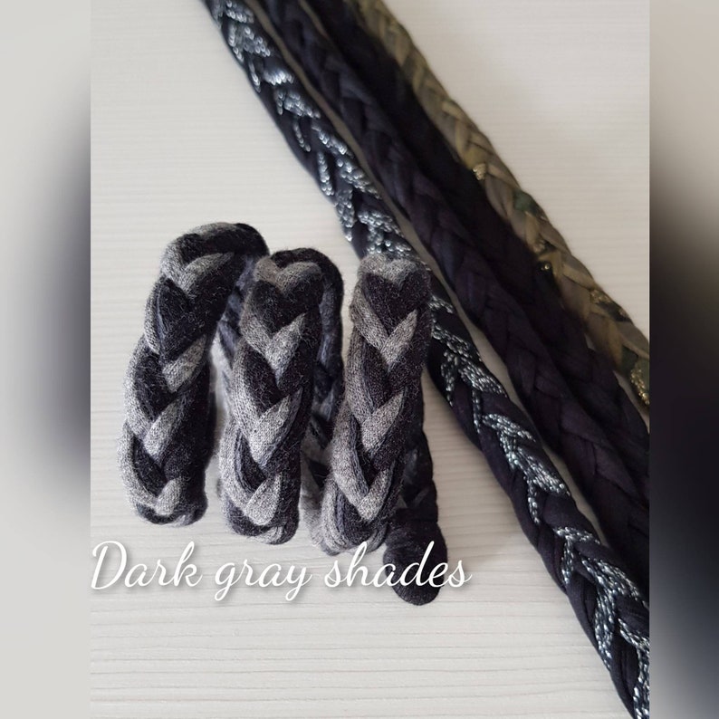 Extra long braid SPIRALOCK Bendable Dread Tie Up Dreads Wired Dread Tie Long dread wraps Black spiralocks Hair Tie Wired Headband Dreadband image 5