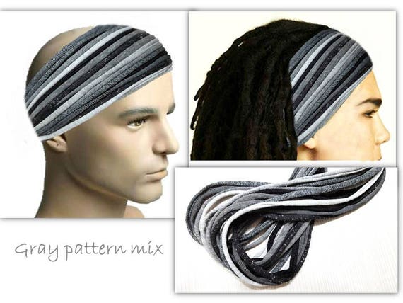 Unikatina Dreadlock Headband for Men Dreadlock Hair Wrap Multistrand Tube Mens Headband Dreadlock Accessories Wide Head Wrap Dread Wrap Burning Man