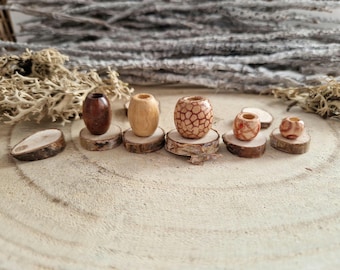 Dreadlock Beads Lot Dreadlock accessories gift Natural wood beads gift set Forest Beads for Dreads for Dreads decoration gift Lot Loc beads