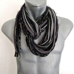Festival outfit Men Scarf Burning men outfit Scarf Necklace for Men Infinity Festival Fashion Scarves Unique Gift for him Unisex scarf image 1