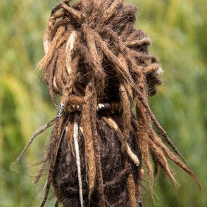 ERDE Farben SPIRALOCK Bendable Dread Krawatte Dreadlock Zubehör Wired Dread Krawatte Strukturierte Spiralocks Einzigartige Dread Wire Dread Lock Bild 3