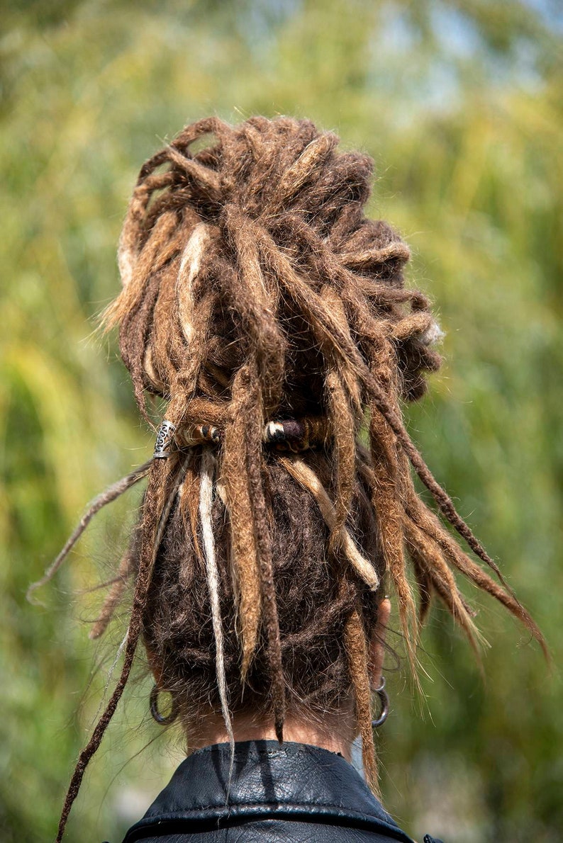 ERDE Farben SPIRALOCK Bendable Dread Krawatte Dreadlock Zubehör Wired Dread Krawatte Strukturierte Spiralocks Einzigartige Dread Wire Dread Lock Bild 3