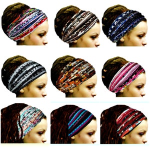 Yoga Headband Workout Headband Running Headband Fitness Headband Bohemian Headband Fashion Headband Turban Women Head Wrap Wide Headband