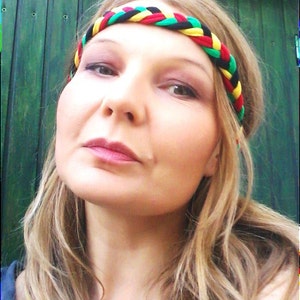 Stirnband, Stirnband, Jamaika Stirnband, Rastafari Stirnband, Reggae Stirnband, Hippie Stirnband, Boho, One Love Stirnband,
