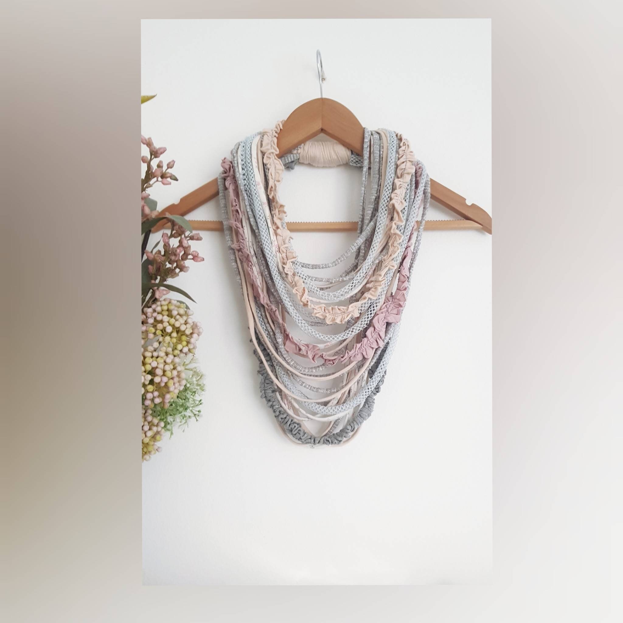 Scarf Necklace Statement Infinity Scarf 