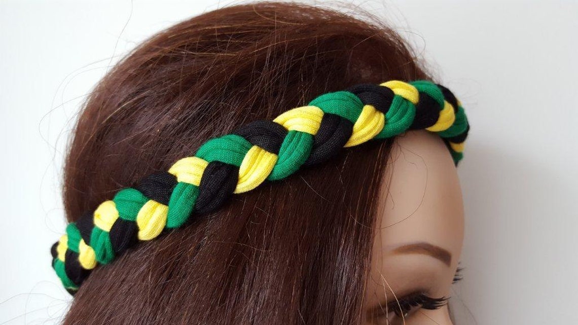 Jamaica Flag Headband Cheer Band Jamaican National Mark Etsy UK