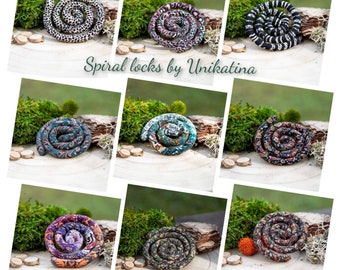 Bendable Dread Tie Dreadlock Accessories Ethnic Bendable Hair Tie Bun Wrap  Ponytail Wrap Tie Long Hair Wrap Rasta Spiralock Tie up Dreads -  Norway