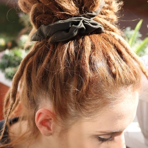 GRÜN Dread Scrunchie dicke Dreads Krawatte Dreadlock Accessoires, Easy Dread Wrap Einfache Dreadkrawatte Dreadlock Pferdeschwanz Krawatte große Dreads Scrunchie