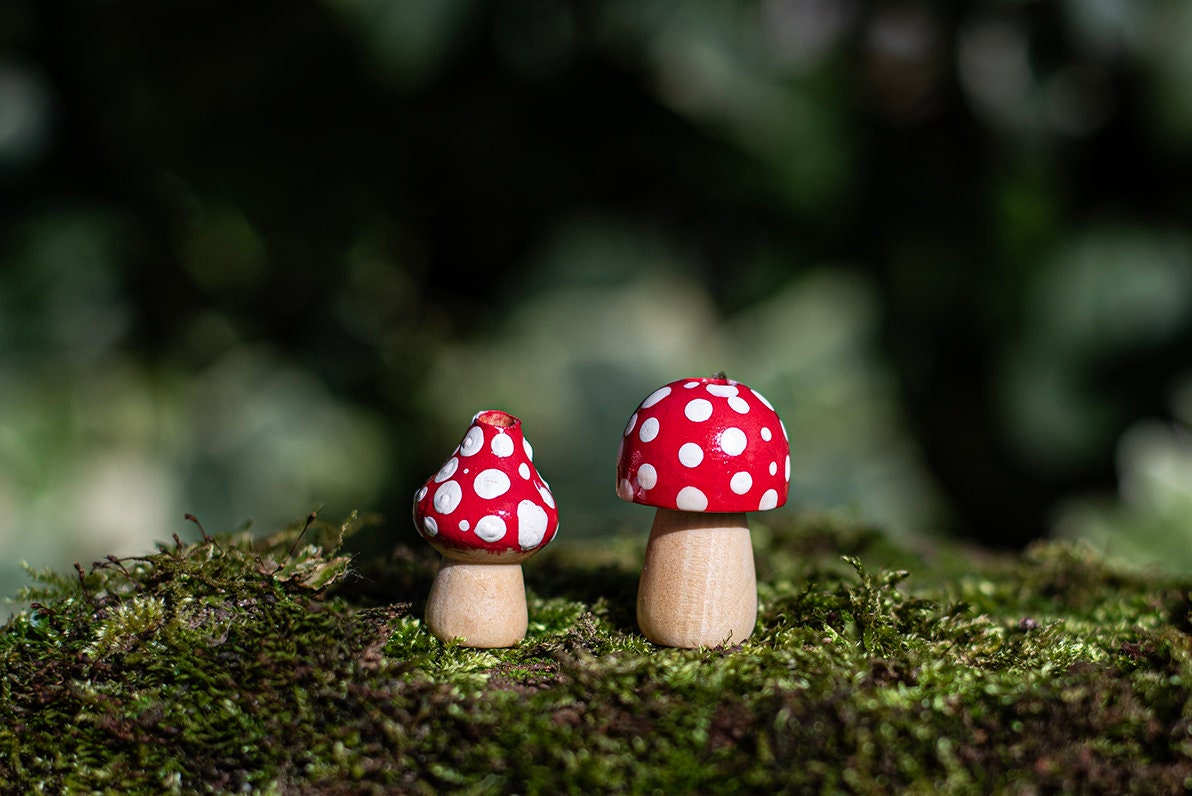 登山用品 HIGH TAIL DESIGNS Forest Mushroom Medium Mushroom Forest Cotton 100%, Eco-print, Printed Cotton
