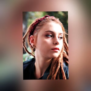 Burgundy Dread Krawatte Dreadlock Accessoire Haargummi Zopf Wickel Zopf Wickel Zopf Wickel Dicke Dreads Scrunchie für Dreads Extra Large Dread Scrunchie