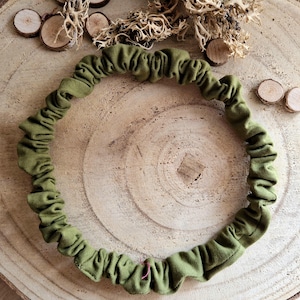 Großes grünes Dread Scrunchy, Dreadkrawatte, Dreadlock Zubehör, Easy Dread Haargummi, Dreadlock Haarpflege, Dicke Dreads Haargummi für Dreadlocks