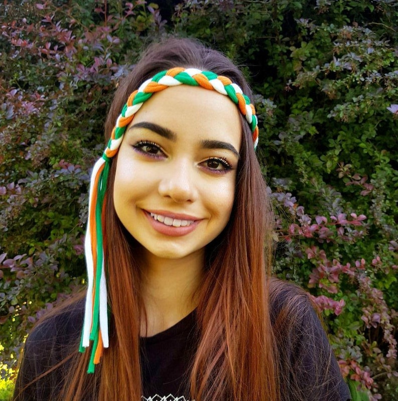 Girls Mens Irish Headband Sports Headband Braid Hairband St. Etsy New Zealand
