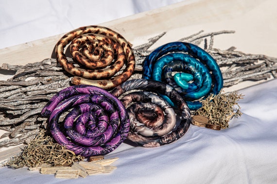 Satin LOC TIE Fancy Locs Hair Ties Dread Wrap Loc Hair  display picture 2