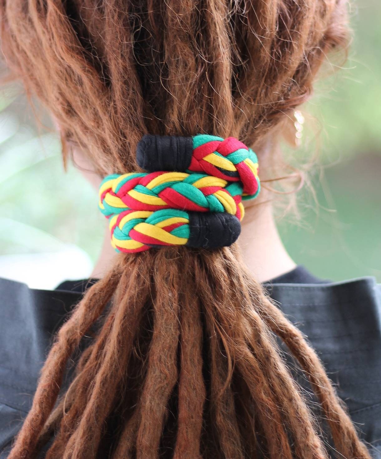 Handmade Spiral Dreadlock Ties - Bendable Wire Hair Wraps For Dreads (Multi-Color)