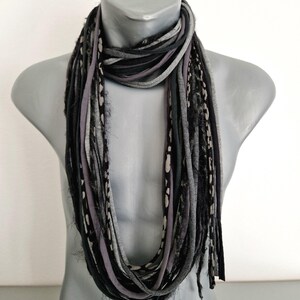 Festival outfit Men Scarf Burning men outfit Scarf Necklace for Men Infinity Festival Fashion Scarves Unique Gift for him Unisex scarf image 7