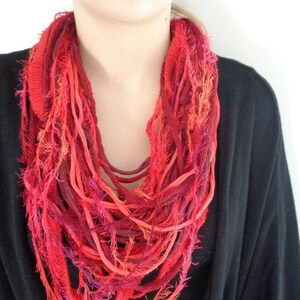 Reed Chain Woven Scarf Necklace