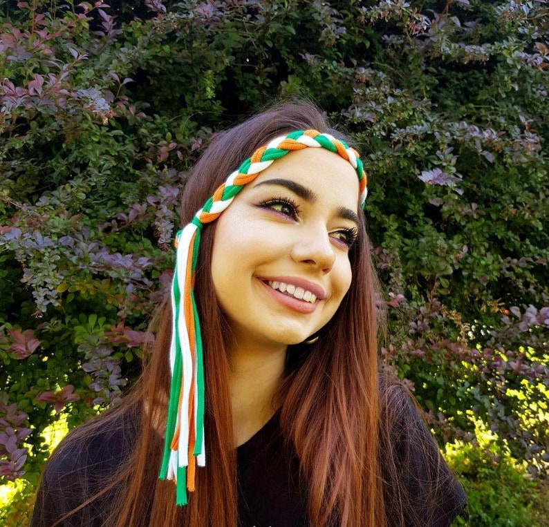 Girls Mens Irish Headband Sports Headband Braid Hairband St. Etsy New Zealand