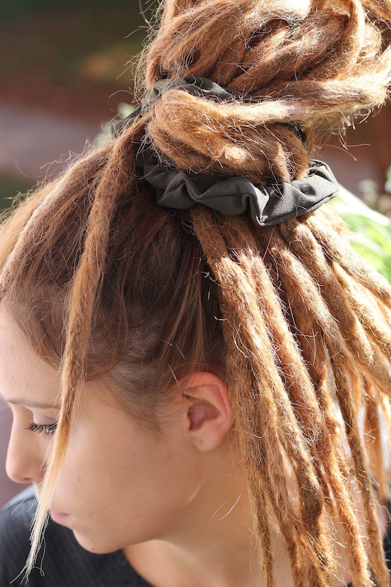 Large dread scrunchy, Dread Tie, Dreadlock Accessories, Easy Dread Bun Hair  Tie